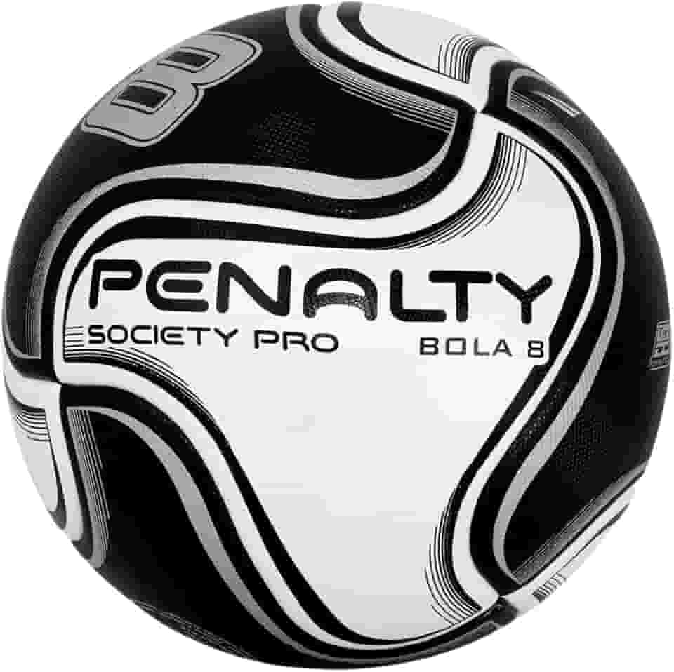 Bola Penalty 8 Pro XXIV Society Branca e Preta