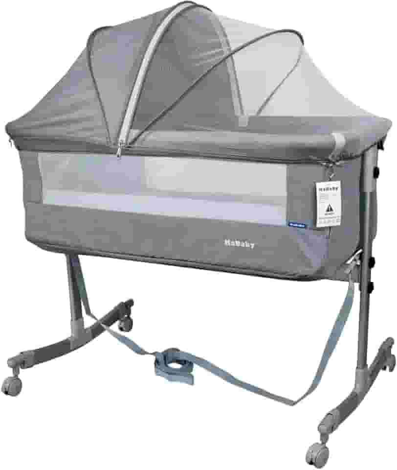 Berço Moisés Co-bed Cinza Com Mosquiteiro KaBaby