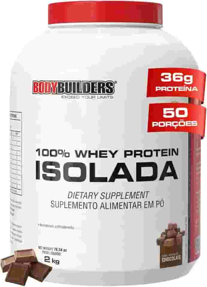 Whey Protein 100% Isolada Chocolate 2kg - Bodybuilders