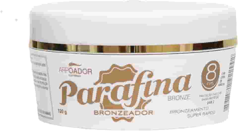 Parafina Bronze Bronzeador Solar Arpoador Fps 8 Bege 120 G