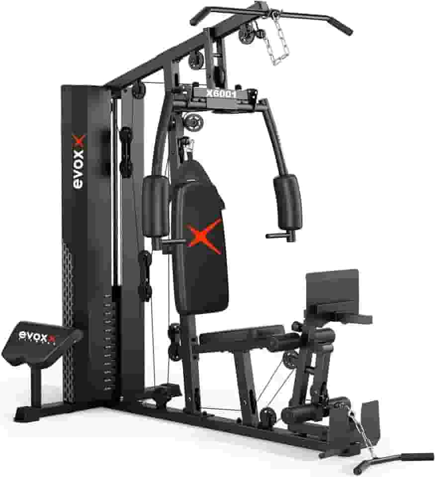 Evox Fitness, Estação de Musculação Varios Exercicios X6001 com Leg Press