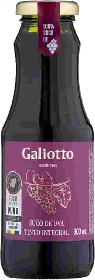 SUCO DE UVA TINTO INTEGRAL GALIOTTO 1UN DE 300ML