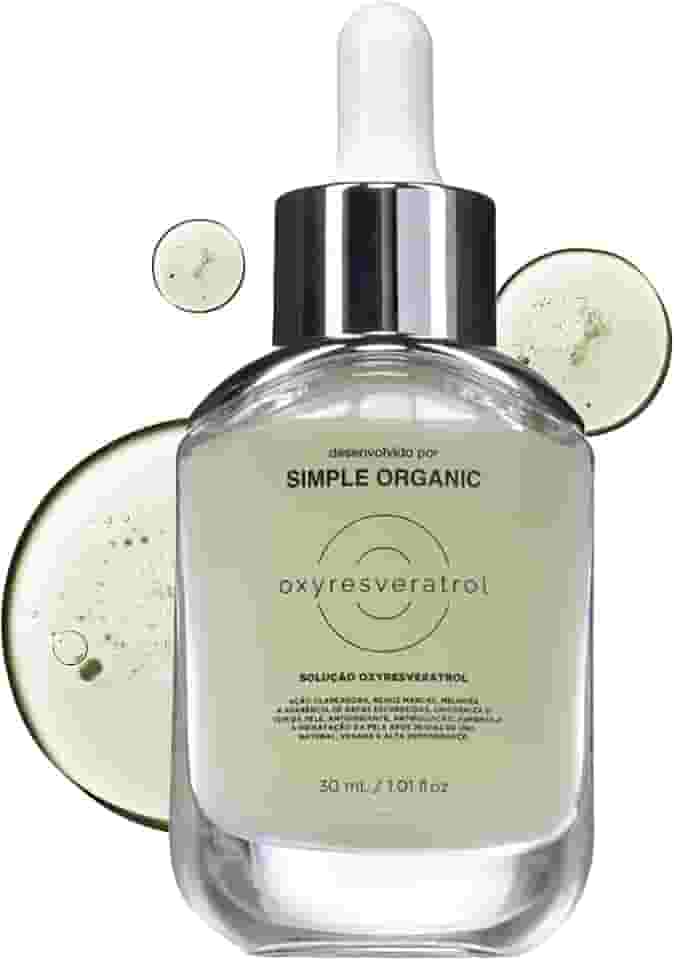 Solução Clareadora de Manchas e Melasma OXYresveratrol Simple Organic