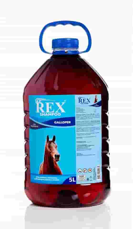 Rex Galloper, Shampoo para Cavalos, Crina e Pelos, 5 Litros