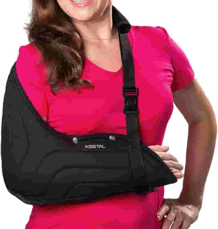 Kestal Tipoia Velpeau Estofada Imobilizadora americana Preto, Bilateral, M