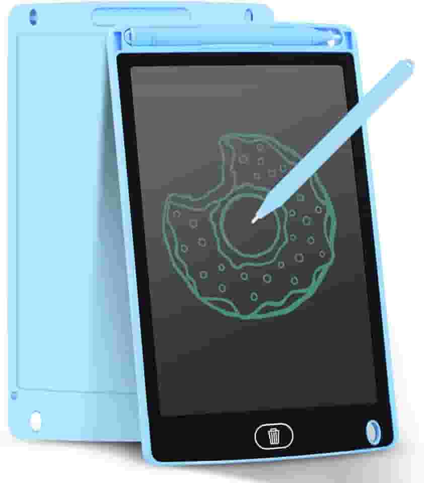 KKmoon Tablet LCD portátil de 8 polegadas Prancheta de desenho eletrônico Ultrafino Bloco de escrita à mão reutilizável com Caneta Stylus Botão Apagar Presente para Crianças Alunos Adultos em Casa Es