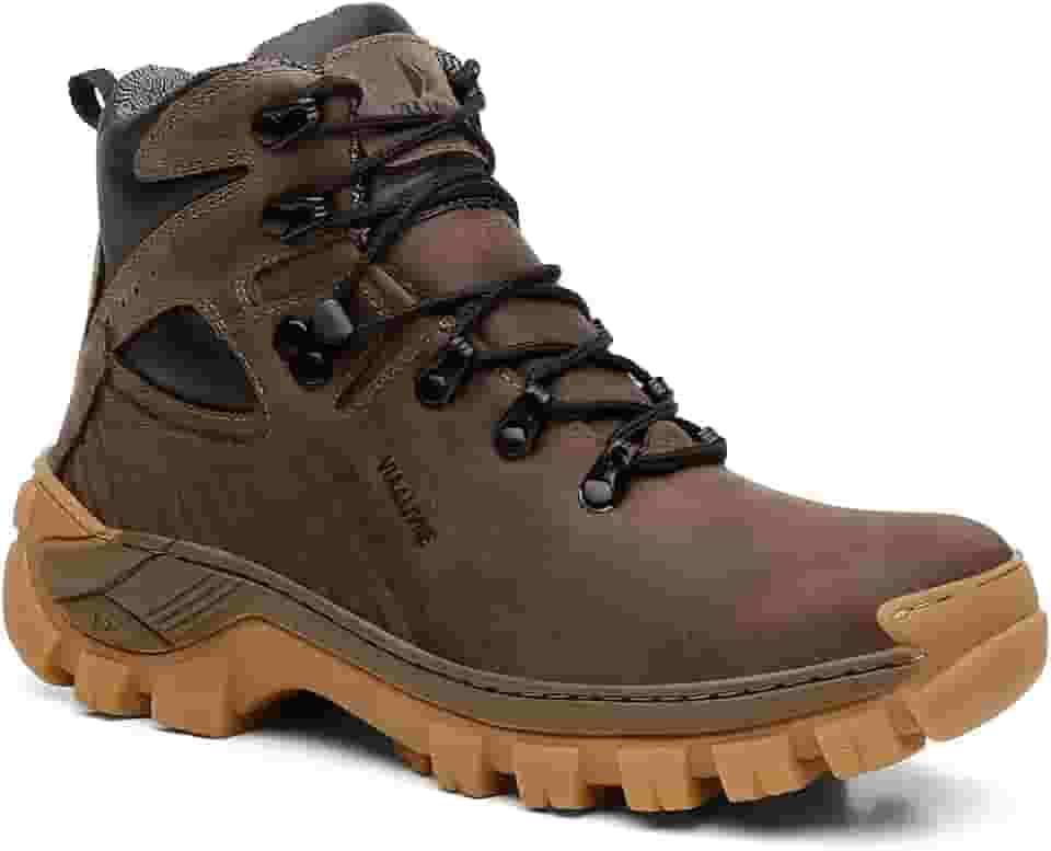 Bota Masculina Coturno em Couro Reforçado California VL006