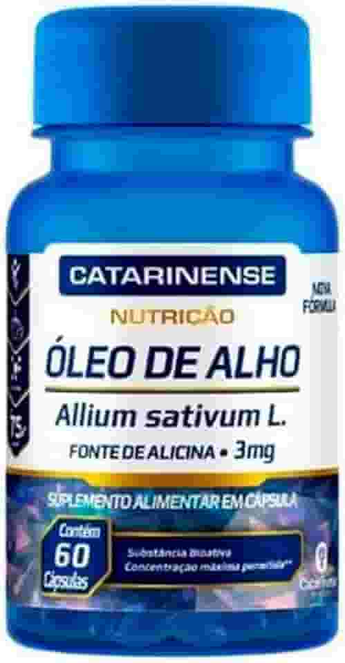 Oleo de Alho Desodorizado - Sem Odor 60 Capsulas Catarinense