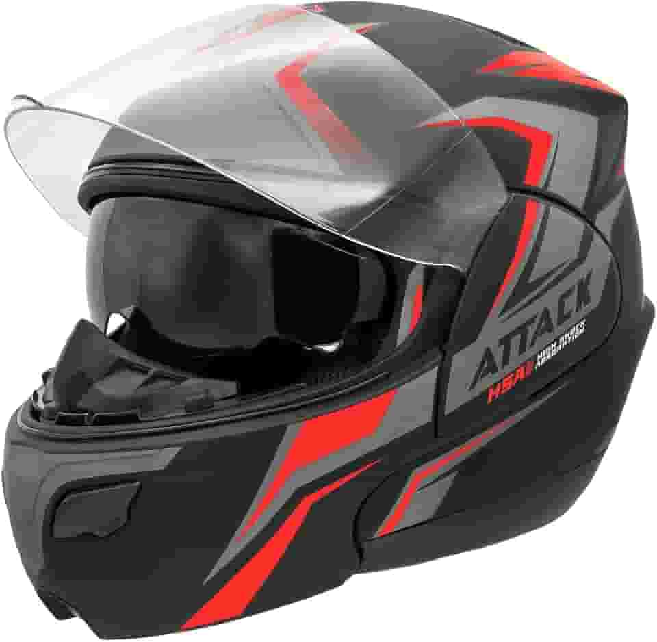 CAPACETE ESCAMOTEÁVEL PRO TORK ATTACK HSA VERMELHO TAM. 56