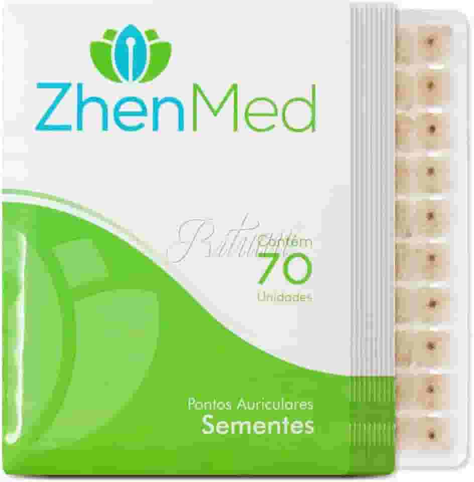 Ponto Auricular Semente Mostarda 700 Pontos Zhenmed Auriculoterapia (Esparadrapo Redondo)