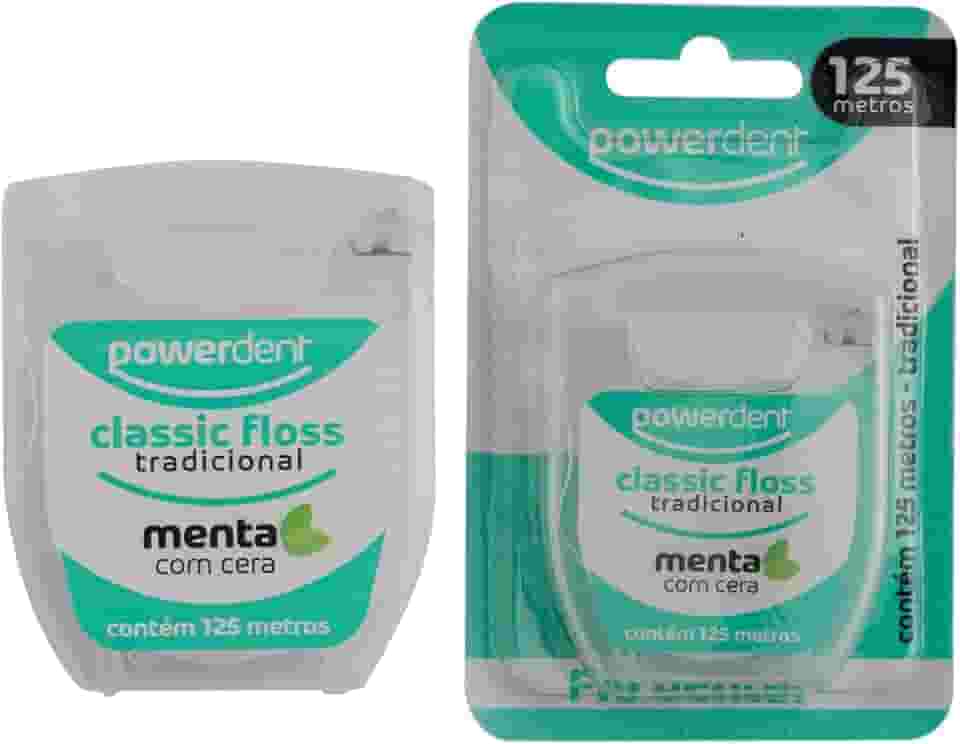 Power Dent Fio Dental Classic Floss Tradicional 125 M Menta
