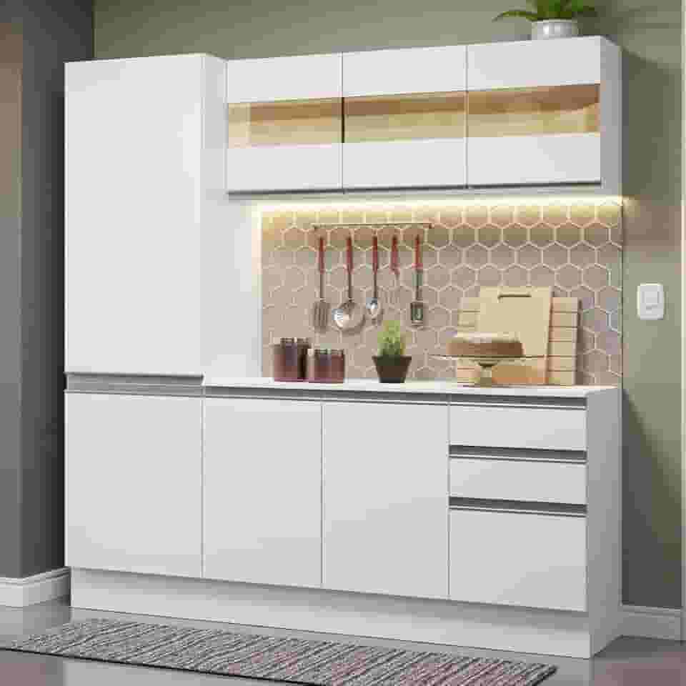 Armário de Cozinha Compacta 100% Mdf 170 cm Smart Madesa 01
