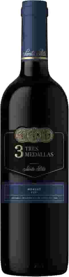 VINHO 3 MEDALLAS MERLOT 750ml
