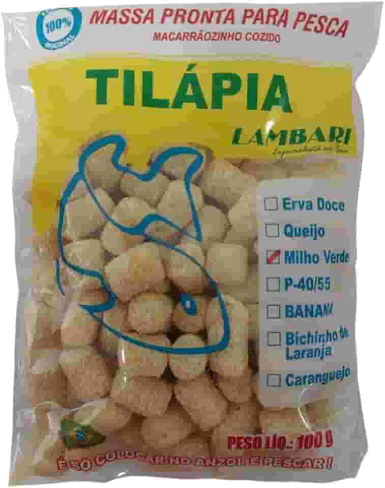 Kit 2 Isca Pronta Para Tilápia Massa Pronta Para Pesca Peixe