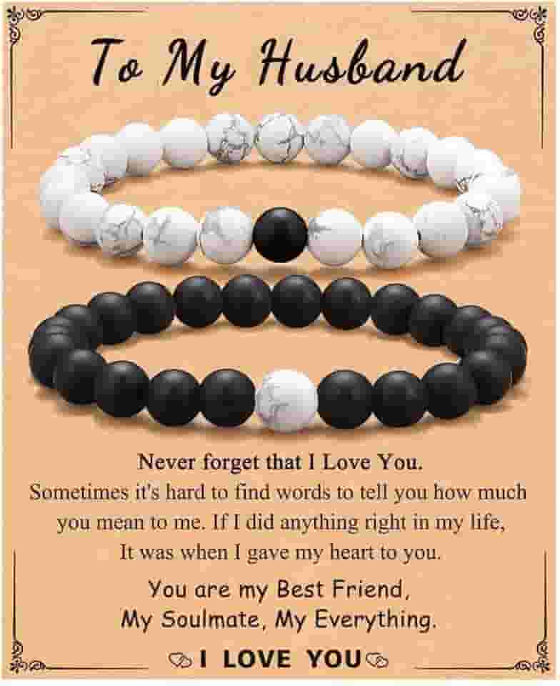 Pinky Promise Pulseira de coração combinando de longa distância para casais presente de dia dos namorados para ela e ele