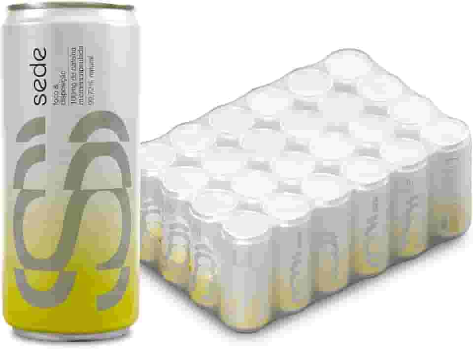 SEDE Energético Natural, Cafeína Microencapsulada, Foco & Disposição - 310ml (24 latas)