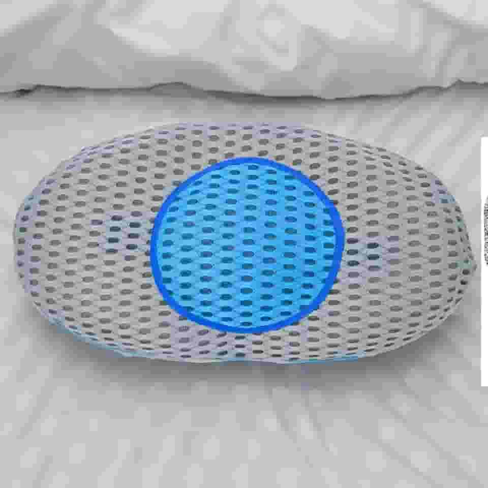 Travesseiro Apoio Lombar Borboleta, Almofada Ortopédica para Costas, Fibra de Poliéster, 42x22x10cm, com Apoio Removível