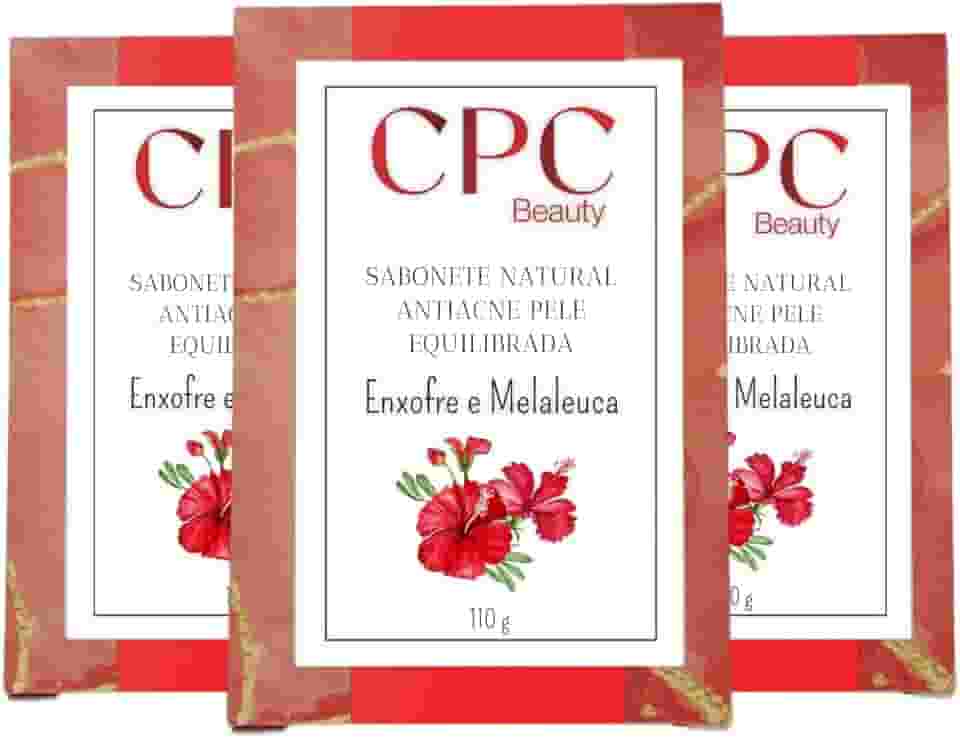 Sabonete Natural de Enxofre e Melaleuca Pele Equilibrada e Sem Acne CPC Beauty (3)