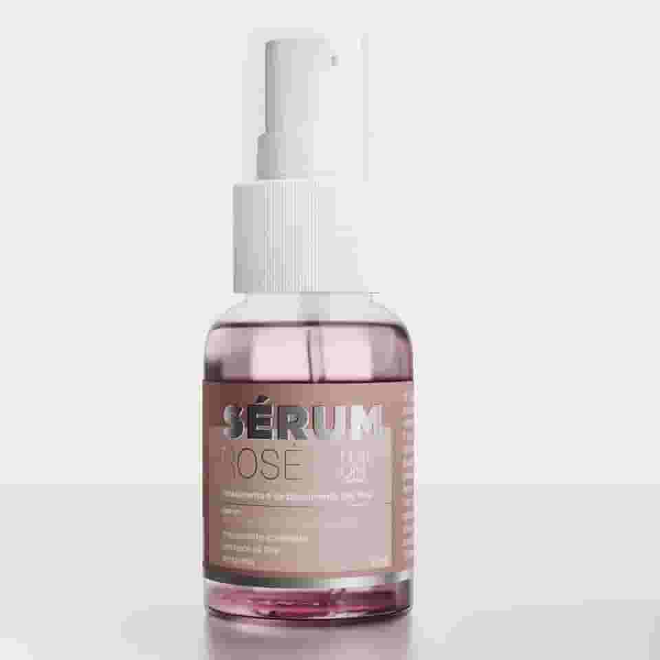Serum Rosé Crescimento Capilar Crescer Cabelo Rapido e Forte Anti Queda (30ml)
