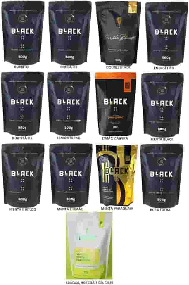 Erva Mate Terere Black Erva 500g + Nf - Escolha O Sabor (Limão Caipira)