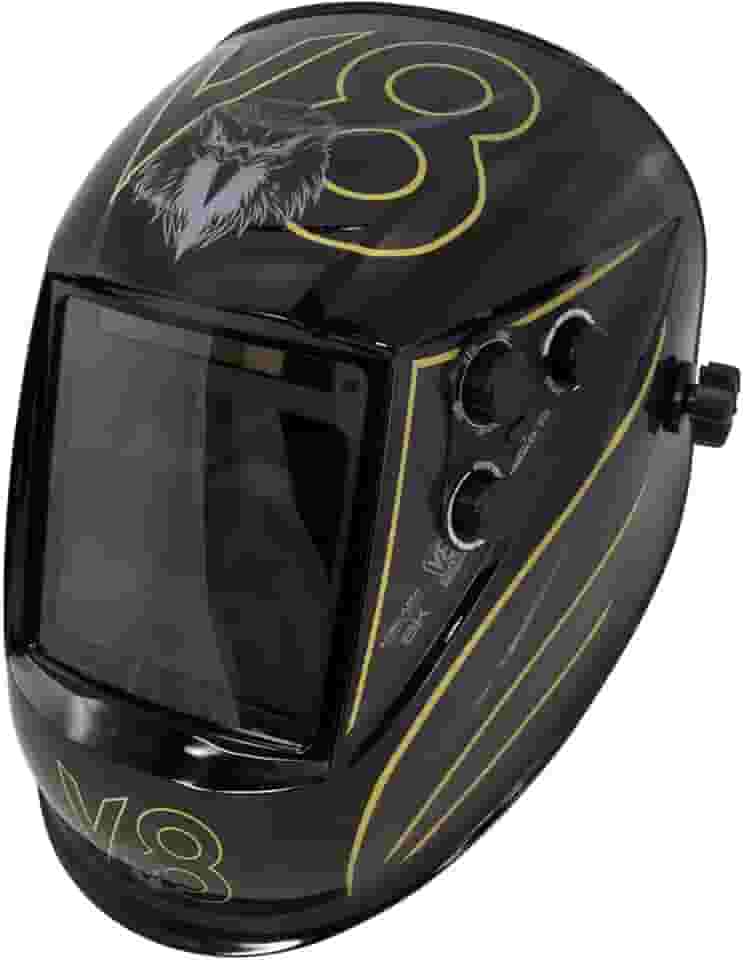 Máscara Solda Escurecimento Automático Profissional 8K V8 Brasil