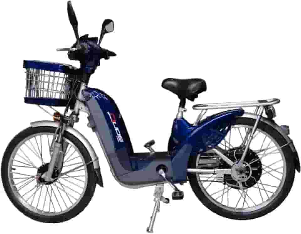Bicicleta Elétrica E-Maxx Duos 800W Entrada USB Alarme e Seta cor Azul