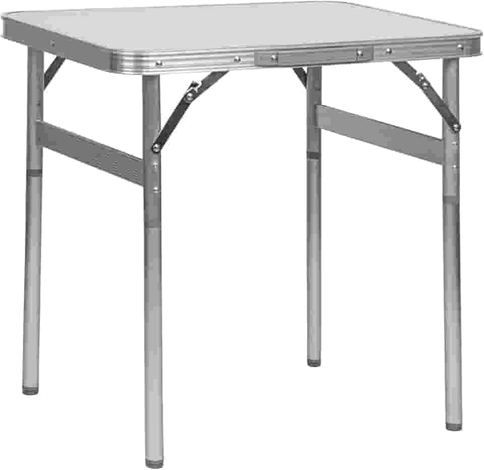 Mesa Dobrável De Alumínio Com Tampo De Mdf, 60 cm x 45 cm, Palisad