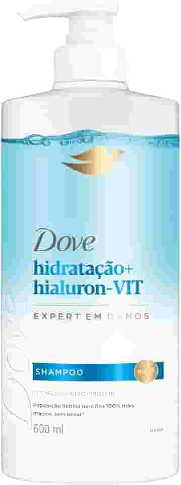 Dove Shampoo Hidratação + Hialuron-Vit 600ml Pump