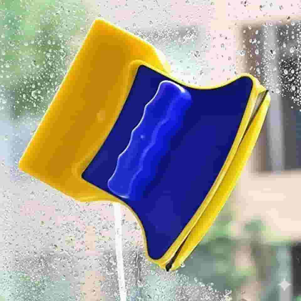 Limpador de Vidros Magnético Profissional Duas Faces com Corda de Segurança Sistema de Limpeza Dupla Face para Janelas