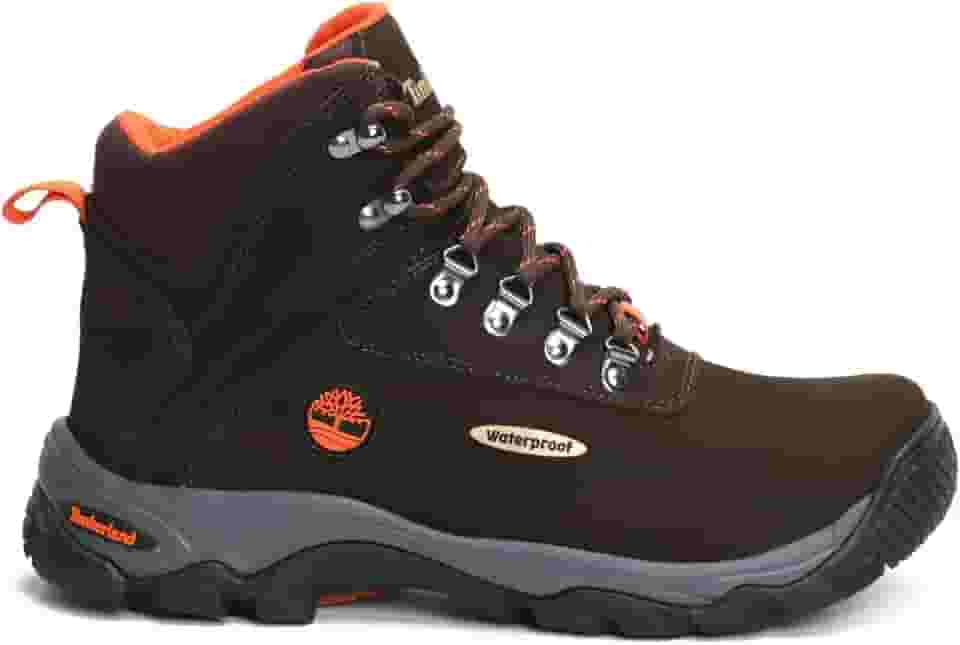 Bota adventure impermeável Timberland White-Ledge Masculino Waterproof, Couro hidrofugado (Marrom, BR, Adulto, Numérico, 42)