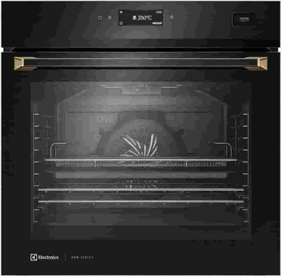 Forno de Embutir Elétrico Electrolux 80L Expert Pro Series com VaporCrisp e Conectividade (OE9XB) 220V