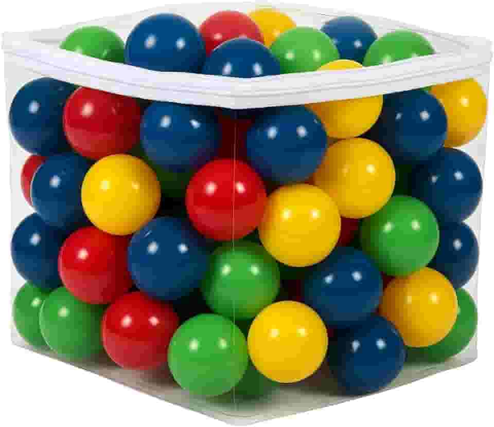 beplace kids - 70 Bolinhas para Piscina | Coloridas - Não Amassa | BPA Free