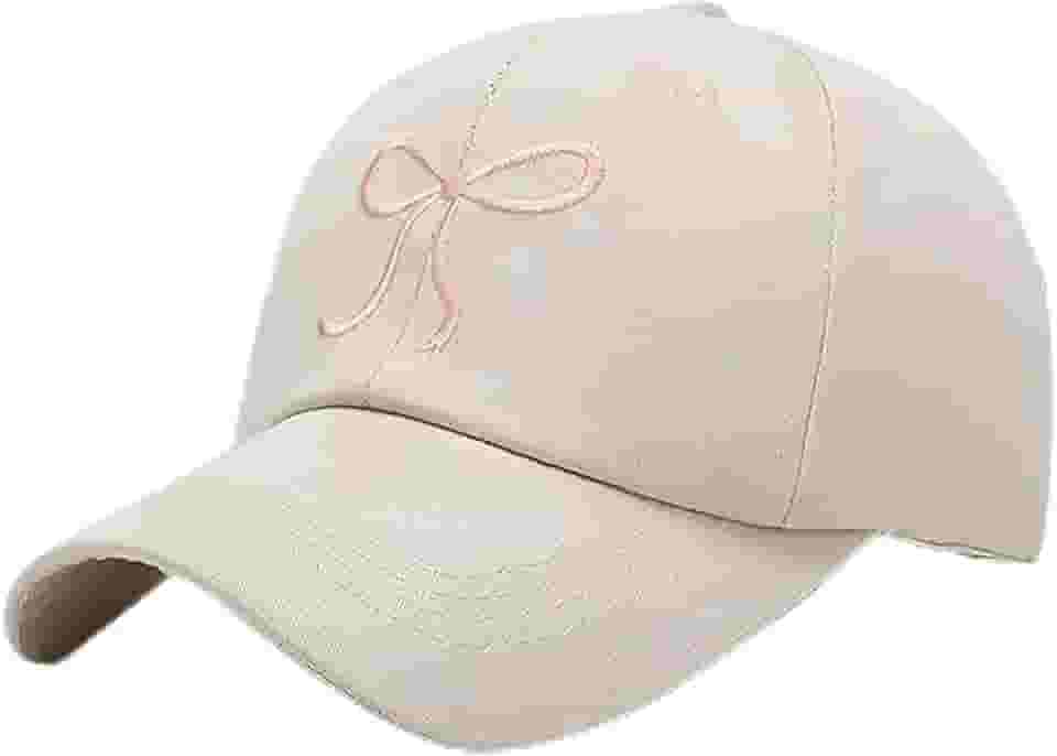 Boné de beisebol com laço ajustável, chapéu de sol de praia de baixo perfil, chapéu de golfe de algodão liso não construído para mulheres, essencial para viagens