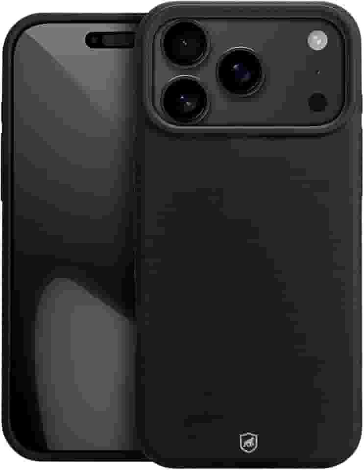 Gshield Capa Case Capinha Silicon Premium com Interior em Microfibra Antiderrapante Proteção Contra Impressão Digital, Arranhões, Quedas e Impactos para (Preta, iPhone 17 Pro Max)