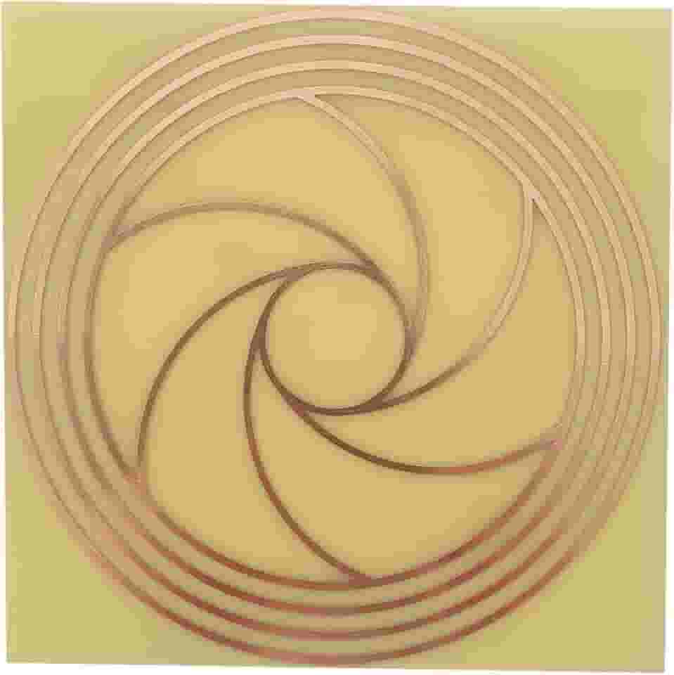 Gráfico Cobre Radiestesia 14x14 Cm - Diafragma I