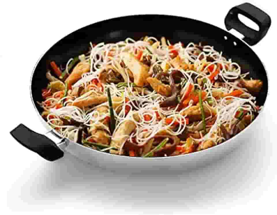 Panela Wok Nº30 Com Alças Alumínio Teflon Interno Ref.0.179