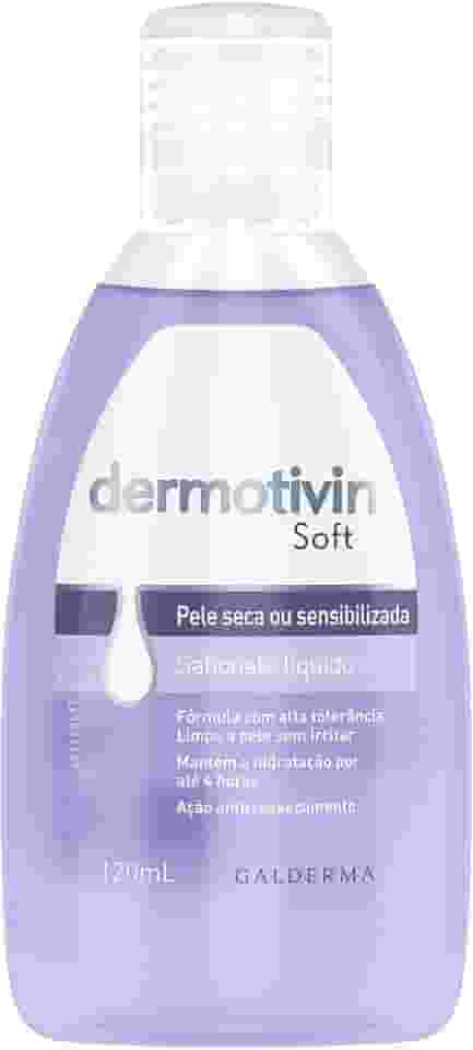Dermotivin Sabonete Líquido Facial Pele Seca Ou Sensibilizada Soft 120ml