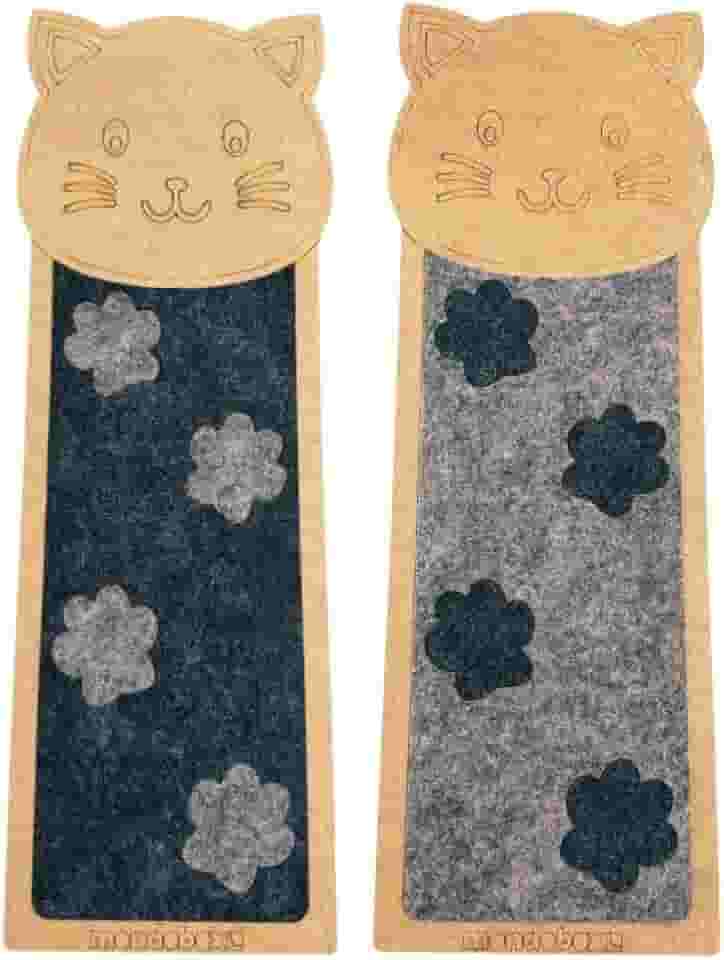 Melhores Arranhadores para Gatos, Kit 2 Arranhador de Parede - Arranhador Torre Poste Sisal - Kit 2 e 4 Arranhador Protetor Sofá e Cama Box (Cinza - 2 Arranhadores Parede)