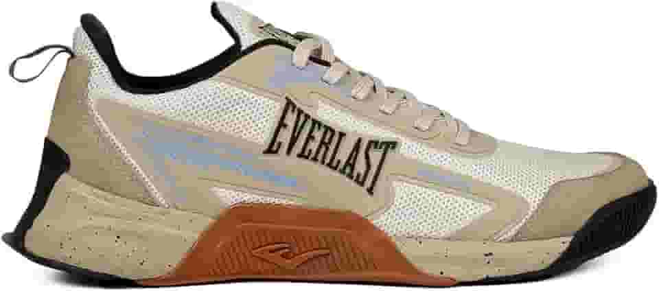 Tênis Everlast Jump 5 Low Masculino Crossfit Treino (Bege/Preto, BR, Adulto, Numérico, 41)
