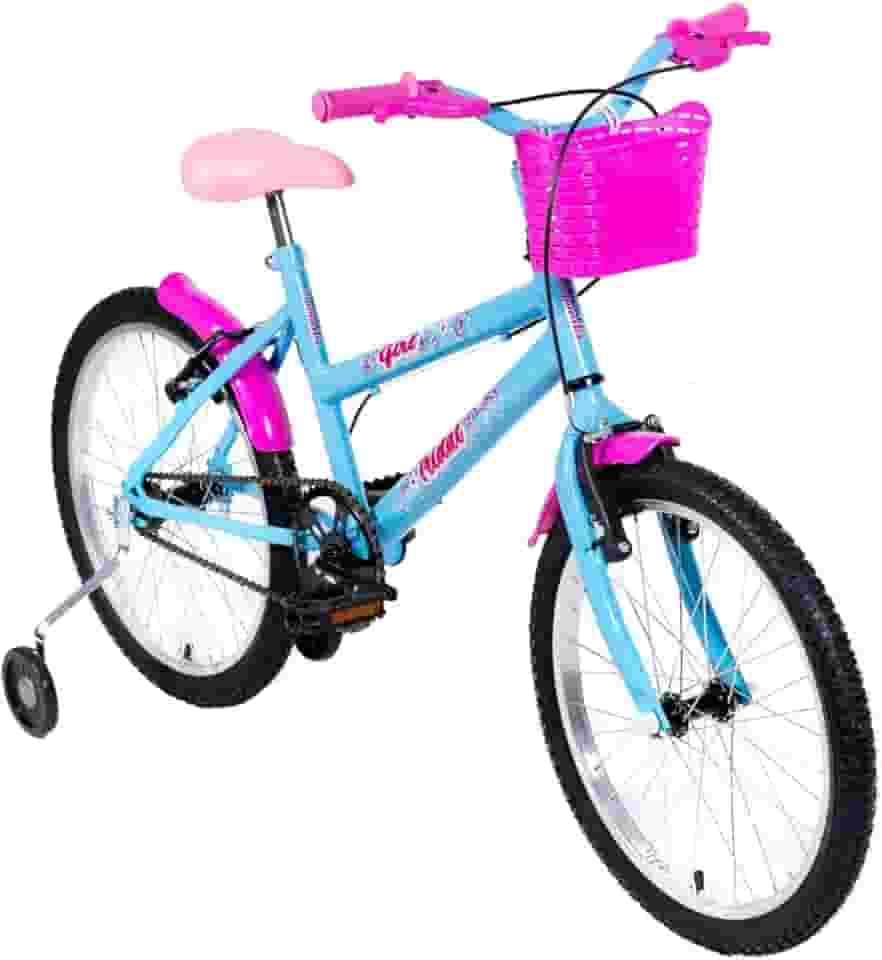 Bicicleta Aro 20 Infantil MTB Girl Com Roda Lateral Tridal Bike