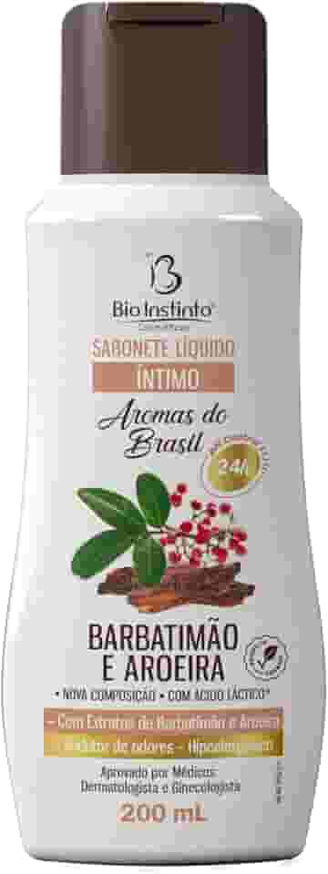 Sabonete Líquido Íntimo Barbatimão e Aroeira 200ml Bio Instinto
