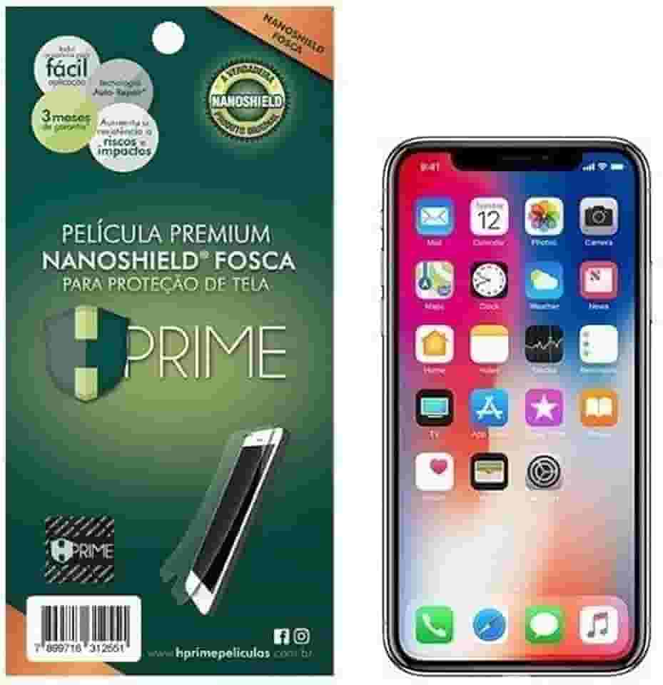 Pelicula HPrime NanoShield Fosca para Apple iPhone XR/iPhone 11, Hprime, Película Protetora de Tela para Celular, Transparente