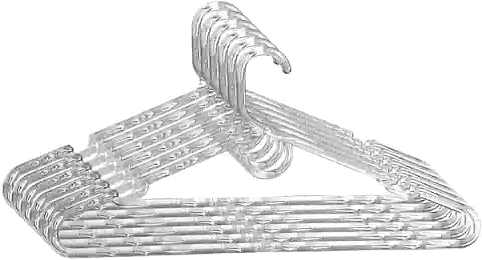 CABIDE SUPER RESISTENTE TRANSPARENTE KIT COM 6 UNIDADES POLICARBONATO ADULTO