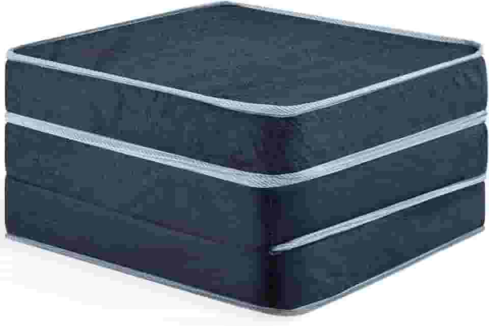 Puff Dobrável Solteiro 3 em 1 Multiuso 100% Espuma D33 BF Colchões