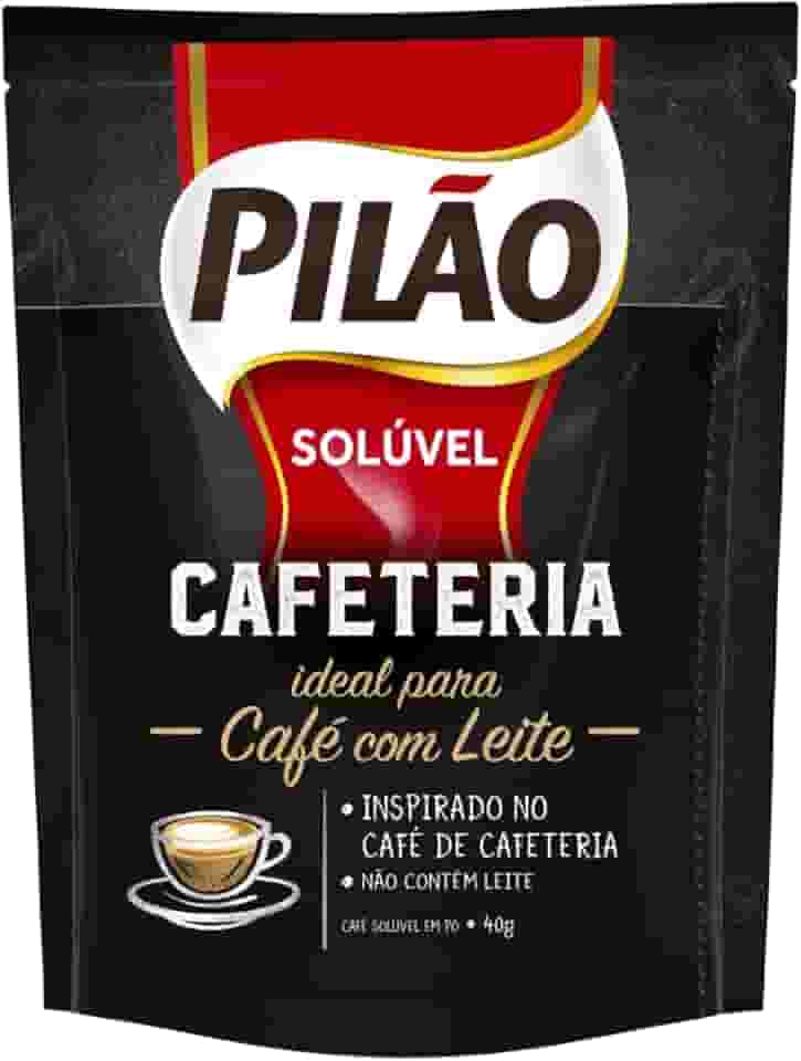 Café Solúvel em Pó Pilão Cafeteria Sachê 40g