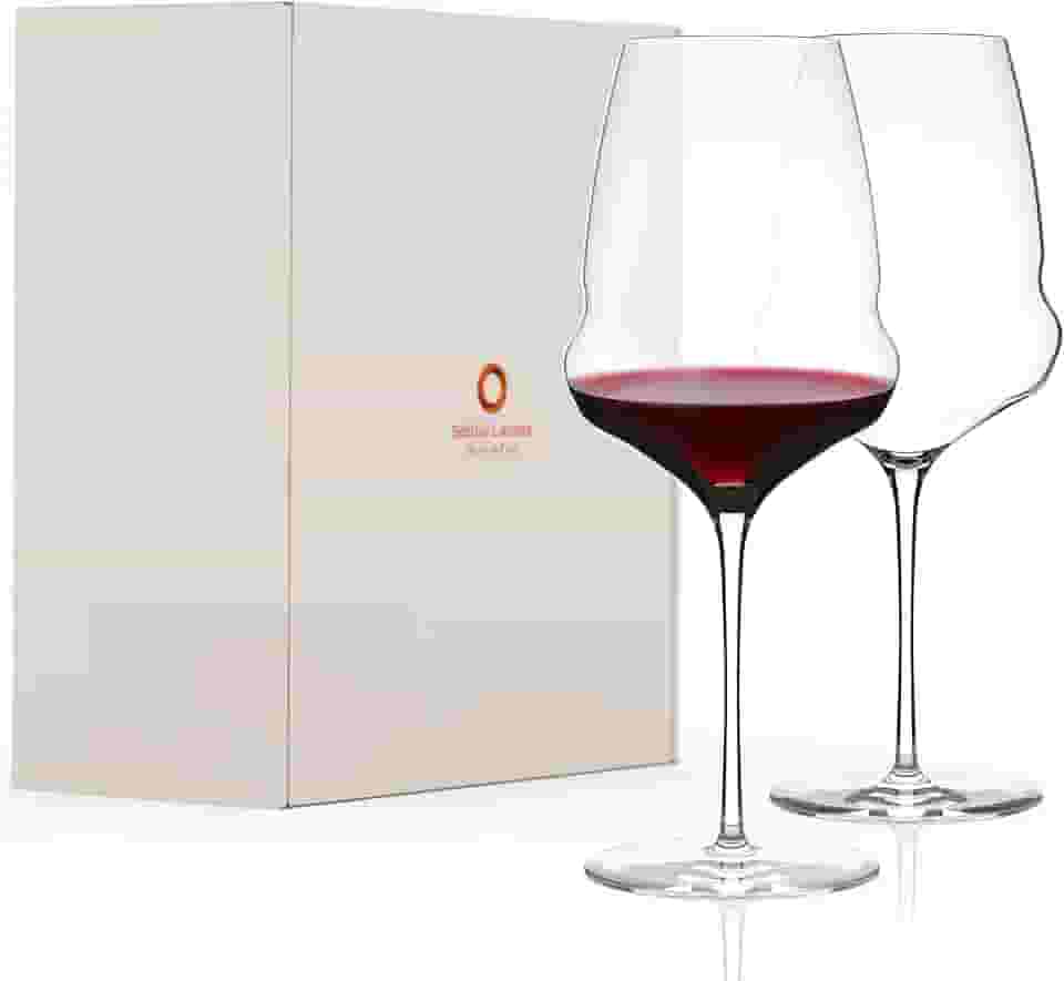 Taça para VInho Bordeaux Stölzle Lausitz Cocoon 745 ml  – Conjunto de 2 peças – Taças de cristal para Vinho Tinto Premium ideais para Bordeaux – Resistente e compatível com Lava‑louças