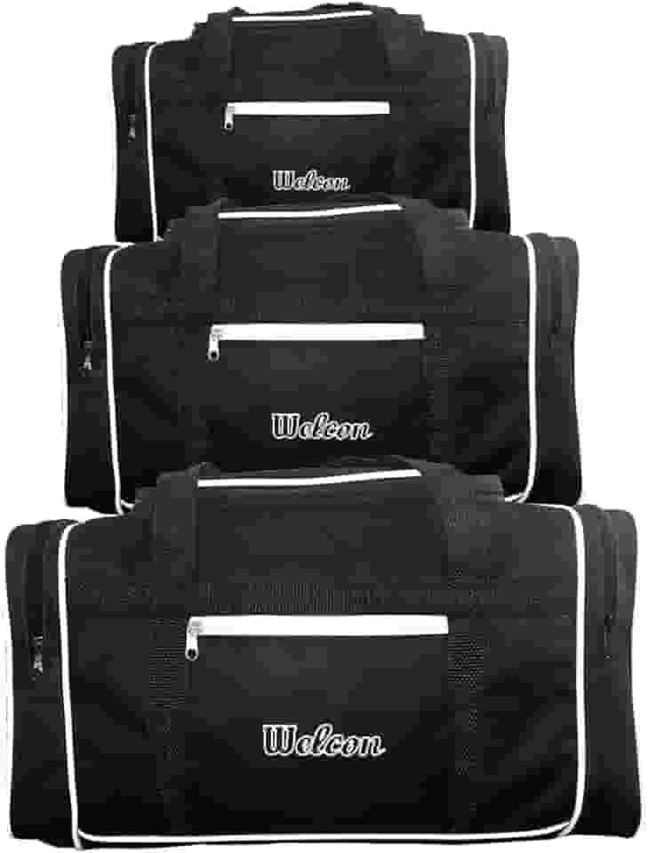 Kit 3 Mala Bolsa De Viagem Welcon Bolsas Pequena Média Grande