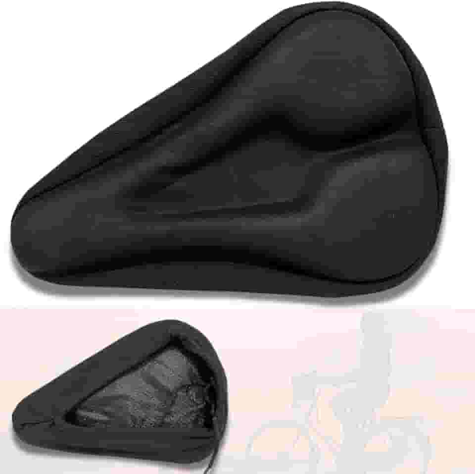 Capa de Selim Banco Assento de bicicleta, almofada em Gel para bicicletas e Bikes ergométricas com banco Fino. R78