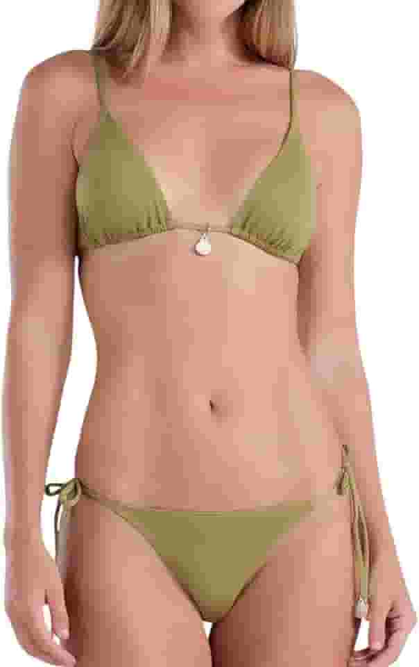 Biquini Cortininha Amarração Bojo Removível Praia Concha She