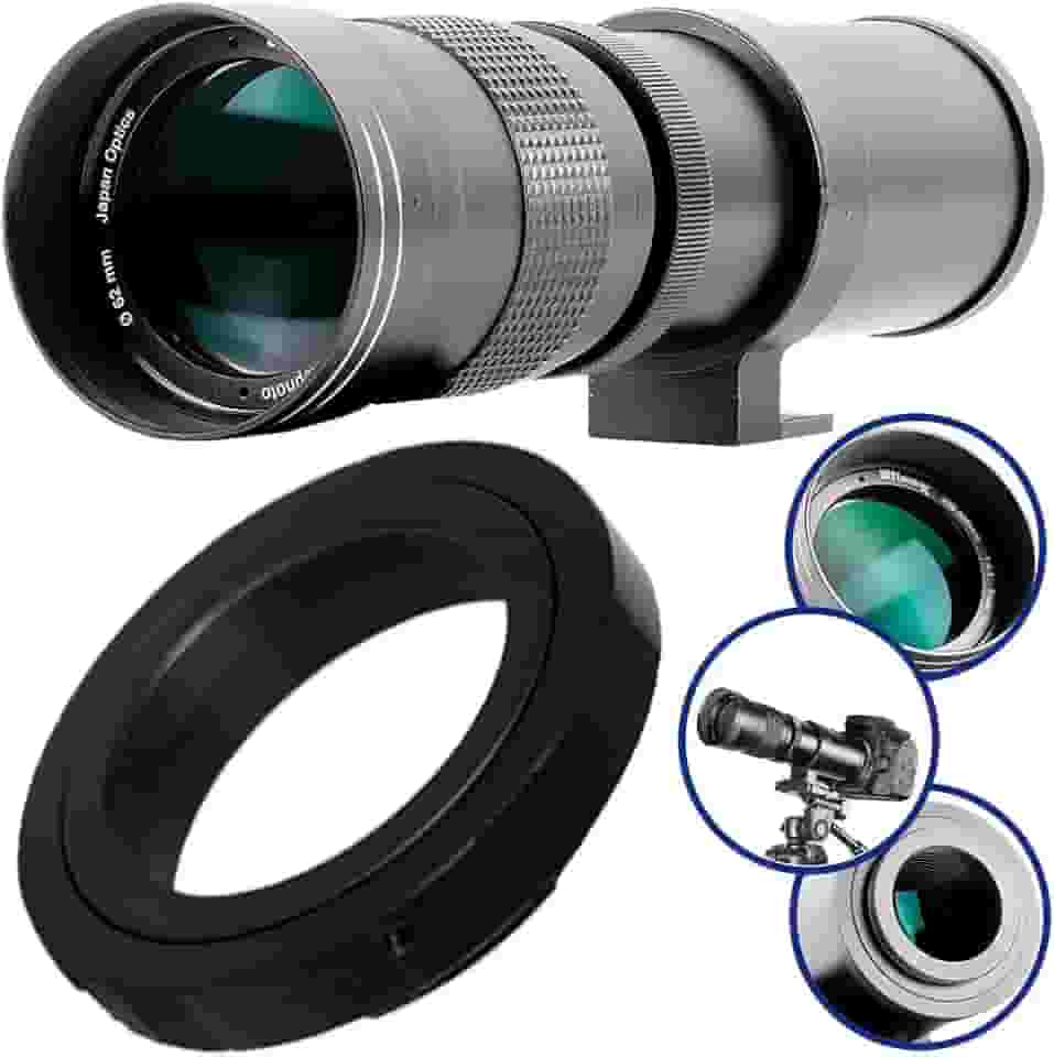 Ultimaxx Kit de lentes teleobjetivas Super HD 420-800 mm f/8.3-16 para Nikon D7500, D500, D600, D610, D700, D750, D800, D810, D850, D3100, D3200, D33300, D34 00, D5 100, D5200, D5300, D5500